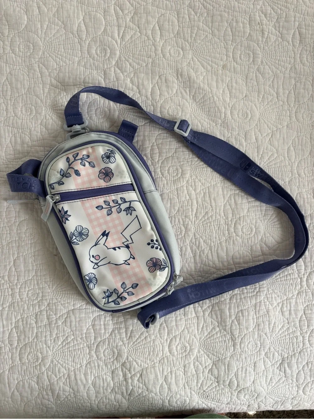 Nintendo Switch Gray Strap with Embossed Logo